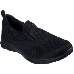 Buty sportowe damskie Skechers Arch Fit Refine 2.0 - Cascade. Czarne obuwie sportowe damskie Skechers, bez wzorów, z materiału. Za 590.00 zł.