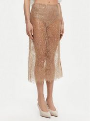 Herskind Spódnica midi 5575209 Beżowy Regular Fit. Brązowe spódnice damskie Herskind, bez wzorów, z syntetyku, midi. Za 839.99 zł.