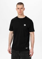 Koszulka sportowa męska Pitbull West Coast T-S Small Logo. Czarne koszulki sportowe męskie PITBULL, l, bez wzorów, z bawełny, bez kołnierzyka, bez ramiączek. Za 94.99 zł.
