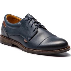Półbuty SERGIO BARDI - Kaltern FW127370018GR 107. Niebieskie eleganckie półbuty Sergio Bardi, z materiału. Za 279.00 zł.