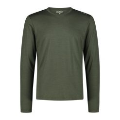Koszulka męska techniczna CMP 34N0897. Zielone koszulki sportowe męskie CMP, l, bez wzorów, bez kołnierzyka, bez ramiączek, trekkingowe. Za 241.50 zł.