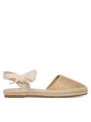 DeeZee Espadryle RS931-1 Beżowy. Brązowe sandały damskie DeeZee, bez wzorów, z materiału, bez obcasa, bez zapięcia. Za 99.99 zł.
