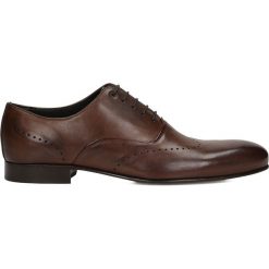 Brązowe półbuty wizytowe. Eleganckie półbuty marki Kazar. Za 669.00 zł.