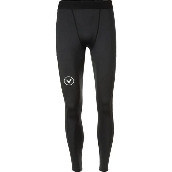 Legginsy Virtus Bonder. Czarne legginsy sportowe męskie VIRTUS, m, bez wzorów, z materiału, na fitness i siłownię. Za 168.50 zł.