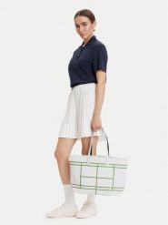 Lacoste Torebka Anna NF5250AS Granatowy. Niebieskie torebki do ręki damskie Lacoste, bez wzorów, ze skóry, bez dodatków. Za 645.99 zł.
