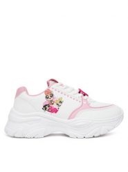 Powerpuff Girls Sneakersy BIC-SS25-336WBPPG Biały. Białe buty sportowe dziewczęce Powerpuff Girls, bez wzorów, ze skóry, bez zapięcia. Za 139.99 zł.