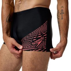 Kąpielówki męskie spodenki kąpielowe Speedo Medley Logo. Czarne kąpielówki męskie Speedo, m, bez wzorów, do pływania. Za 149.00 zł.