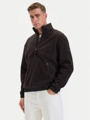 Tommy Hilfiger Polar MW0MW44679 Czarny Regular Fit. Czarne bluzy męskie Tommy Hilfiger, m, bez wzorów, z polaru, bez kaptura. Za 849.99 zł.