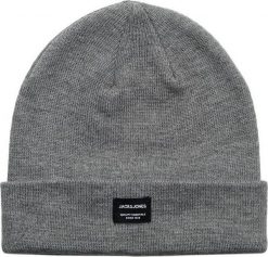 Jack & Jones Jack&Jones męska czapka zimowa Jacdna Beanie noos 12092815 GREY MELANGE. Szare czapki i kapelusze męskie Jack & Jones, na zimę, bez wzorów. Za 49.99 zł.