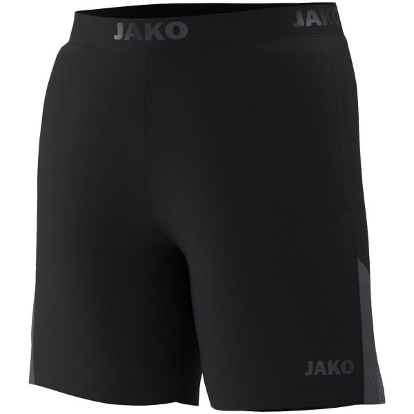 Szorty damskie Jako Power. Czarne szorty damskie Jako, bez wzorów, z poliesteru, sportowe. Za 226.50 zł.
