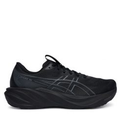 Buty do biegania Asics. Czarne buty sportowe męskie Asics, bez zapięcia, do biegania. Za 659.99 zł.