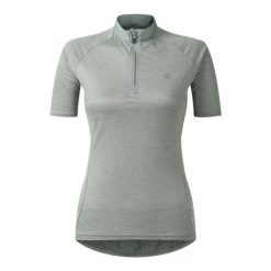 Damski jersey Dare 2B Pedal Through It II. Zielone koszulki sportowe damskie Dare 2b, bez wzorów, z jersey, bez kołnierzyka, bez ramiączek, rowerowe. W wyprzedaży za 109.99 zł.