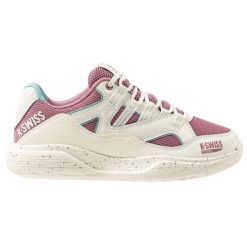 Damskie buty do padla K-Swiss Tura Team. Białe obuwie sportowe damskie K-SWISS, bez wzorów, z materiału. Za 430.50 zł.
