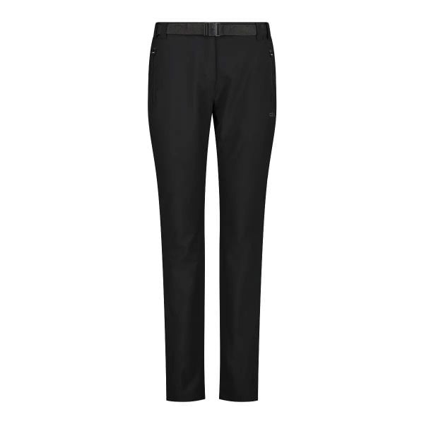 Spodnie damskie CMP. Czarne spodnie sportowe damskie CMP, bez wzorów, z elastanu, outdoorowe. Za 242.50 zł.