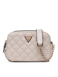 Guess Torebka Giully II HWQG96 73140 Beżowy. Brązowe torebki do ręki damskie Guess, z aplikacjami, ze skóry, wizytowe, bez dodatków. Za 379.99 zł.