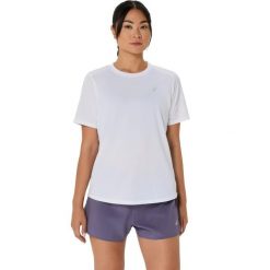 Koszulka damska Asics Core. Białe koszulki sportowe damskie Asics, xl, bez wzorów, z materiału, bez kołnierzyka, bez ramiączek, na fitness i siłownię. Za 215.00 zł.