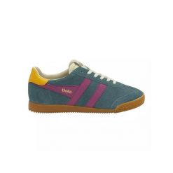 Baskets Femme Baskets Gola ELAN Bleu Bleu Gola. Niebieskie obuwie sportowe damskie Gola, bez wzorów, z zamszu. Za 596.00 zł.