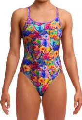 Strój kąpielowy jednoczęściowy FUNKITA Austin Flowers - Diamond Back. Kostiumy jednoczęściowe damskie FUNKITA, l, bez wzorów, z materiału, klasyczne, na fitness i siłownię. Za 259.00 zł.