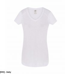 JHK - Damski Tshirt z rękawkami typu reglan biały s/m. Białe t-shirty damskie JHK, m, bez wzorów, bez kołnierzyka. Za 22.82 zł.