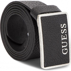 Pasek Męski GUESS - BM7075 LEA40 BLA. Czarne paski damskie Guess, z aplikacjami, ze skóry. Za 189.00 zł.
