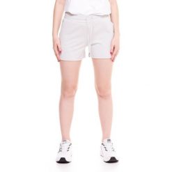 Szorty z sznurek regulacyjny na co dzień. Szare szorty sportowe damskie LEONE 1947 APPAREL, bez wzorów, z bawełny, sportowe, na fitness i siłownię. W wyprzedaży za 84.54 zł.