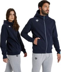 Arena Bluza rozpinana z kapturem Arena Team Hooded Jacket Panel White R.XL. Białe bluzy męskie Arena, m, bez wzorów, z kapturem. Za 312.62 zł.