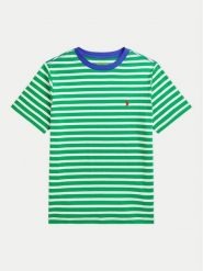 Polo Ralph Lauren T-Shirt 323958171001 Zielony Regular Fit. Zielone t-shirty dla chłopców Polo Ralph Lauren, bez wzorów, z bawełny, bez ramiączek. Za 139.99 zł.