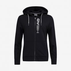 Bluza z kapturem damska Club Greta. Czarne bluzy sportowe damskie Head, s, bez wzorów, z bawełny, z kapturem. W wyprzedaży za 203.00 zł.