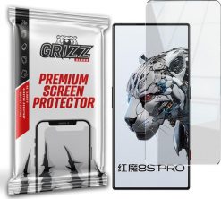 GrizzGlass Szkło hybrydowe GrizzGlass HybridGlass Nubia Red Magic 8S Pro+. Czerwone trampki i tenisówki chłopięce GrizzGlass, bez wzorów, bez zapięcia. Za 15.08 zł.