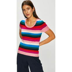 Noisy May - Top Rainbow. Bluzki damskie Noisy may, m, bez wzorów, z dzianiny, casualowe, bez kołnierzyka, bez ramiączek. W wyprzedaży za 39.90 zł.