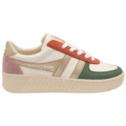 Sneakersy damskie Gola Grandslam Quadrant. Białe obuwie sportowe damskie Gola, bez wzorów. Za 470.50 zł.