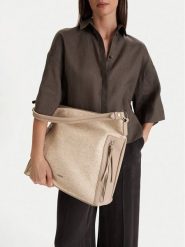 Lasocki Torebka CEO-LSK-X-009-09 Beżowy. Brązowe torebki do ręki damskie Lasocki, bez wzorów, z materiału, bez dodatków. Za 199.99 zł.