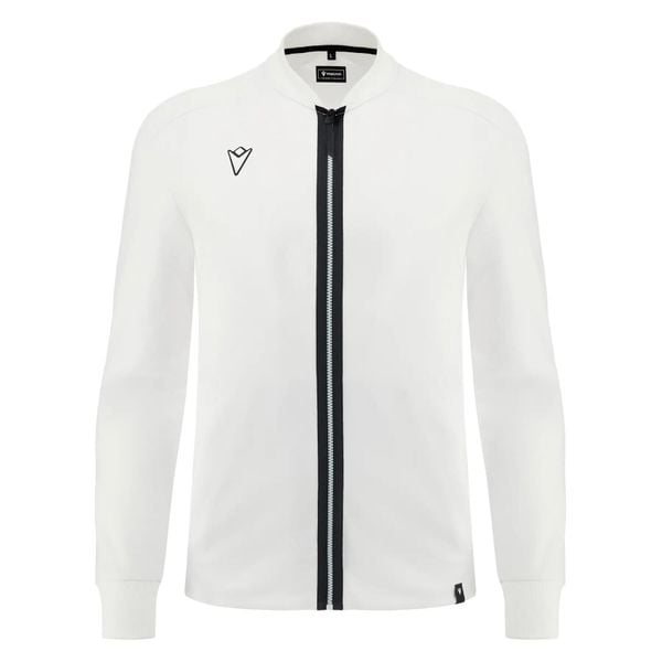 Kurtka z dresu Macron Monviso. Niebieskie kurtki męskie Macron, l, bez wzorów, z dresówki, eleganckie, bez kaptura. Za 382.50 zł.