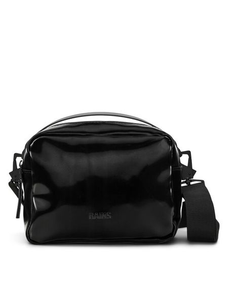Rains Saszetka Box Bag 14100 Czarny. Czarne torebki do ręki damskie Rains, bez wzorów, ze skóry, bez dodatków. Za 279.99 zł.