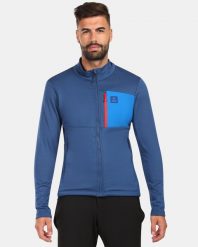 Męska bluza polarowa Kilpi ERIN-M. Niebieskie bluzy męskie Kilpi, m, bez wzorów, z materiału, bez kaptura. Za 370.41 zł.