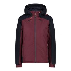 Kurtka damska turystyczna CMP 33Z1636. Czerwone kurtki sportowe damskie CMP, xl, bez wzorów, bez kaptura, trekkingowe. W wyprzedaży za 349.99 zł.