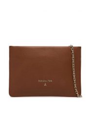 Patrizia Pepe Torebka 8B0335/L001-B111 Brązowy. Brązowe kopertówki damskie Patrizia Pepe, bez wzorów, ze skóry, bez dodatków. Za 729.99 zł.