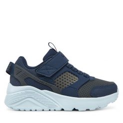 Sneakersy Skechers. Niebieskie trampki i tenisówki chłopięce Skechers, bez wzorów, bez zapięcia. Za 159.99 zł.
