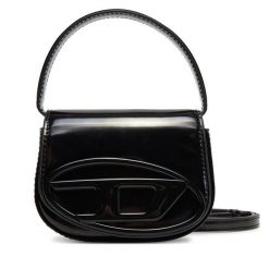 Torebka Diesel. Czarne torebki do ręki damskie Diesel, bez wzorów, klasyczne, bez dodatków. Za 1,389.00 zł.