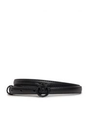 Pinko Pasek Damski Love Berry H1 Belt. PE 24 PLT01 102148 A1K2 Czarny. Czarne paski damskie Pinko, bez wzorów, ze skóry. Za 239.99 zł.