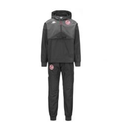 Bluza dresowa 1/2 z kapturem Tunisie Asteody 2024. Szare bluzy męskie Kappa, xl, bez wzorów, z dresówki, z kapturem. W wyprzedaży za 354.25 zł.