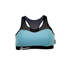 Beco Beactive top bikini | miseczka C | miętowo-czarny. Zielone bikini damskie Beco, bez wzorów, z elastanu, bez kołnierzyka, bez ramiączek. Za 252.99 zł.