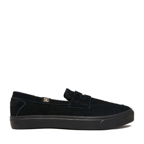 Tenisówki DC Shoes. Czarne trampki męskie DC Shoes, bez wzorów, bez zapięcia. Za 279.99 zł.