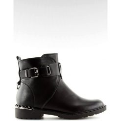 Botki damskie czarne G-168-1 Black. Czarne botki damskie ButyModne, ze skóry ekologicznej, bez obcasa, bez zapięcia. W wyprzedaży za 109.00 zł.