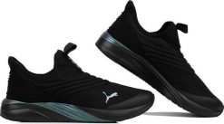 Puma Buty damskie Puma Softride Sophia 2 Slip-On Metachromatic czarne 379590 01 37. Czarne trampki i tenisówki damskie Puma, bez wzorów, sportowe, bez zapięcia. Za 251.28 zł.