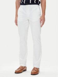 Tommy Hilfiger Chinosy Denton Essential MW0MW40262 Biały Straight Fit. Białe spodnie materiałowe męskie Tommy Hilfiger, m, bez wzorów, z bawełny. Za 369.99 zł.