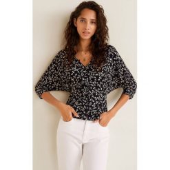 Mango - Bluzka Rina. Szare bluzki damskie Mango, z tkaniny, casualowe. Za 119.90 zł.