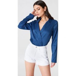 NA-KD Trend Jeansowe spodenki z wysokim stanem - White. Szorty damskie marki NA-KD Trend. Za 161.95 zł.
