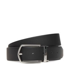Pasek Męski Tommy Hilfiger. Czarne paski damskie Tommy Hilfiger, bez wzorów. Za 219.99 zł.