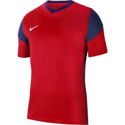 Koszulka sportowa męska Nike Df Prk Drb III. Czerwone koszulki sportowe męskie Nike, m, bez wzorów, bez kołnierzyka, bez ramiączek. Za 74.00 zł.